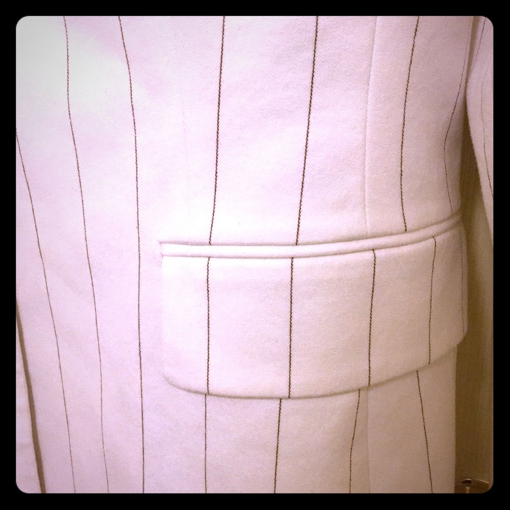 Tahari Pinstripe Pant Suit - Picture 4 of 9